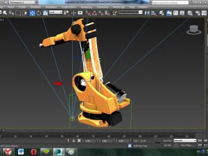 robot industrial abb Modelo 3D