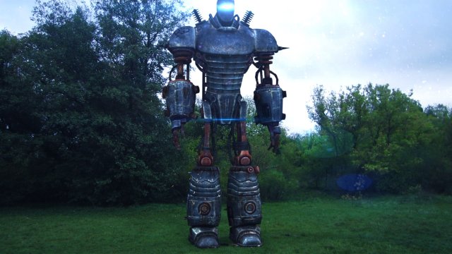 robot rigged animation 3D Model .c4d .max .obj .3ds .fbx .stl .blend 