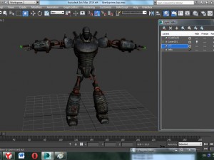 robot rigged animation 3D Model