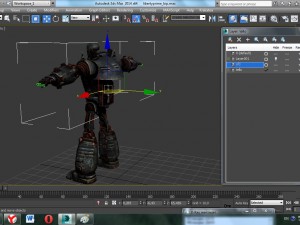 robot rigged animation 3D Model
