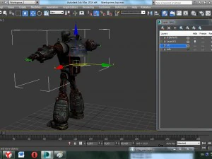 robot rigged animation 3D Model