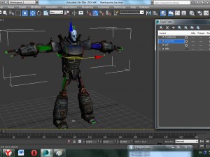 robot rigged animation 3D Model