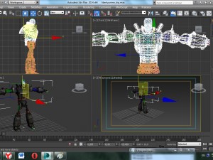 robot rigged animation 3D Model