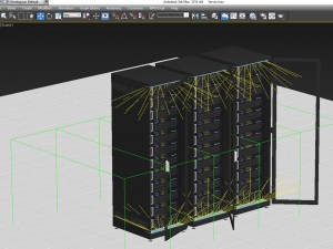 data server rack Modelo 3D