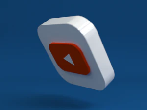 social media youtube 3D Model