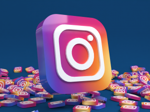 social media instagram Modèle 3D