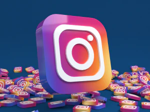 social media instagram 3D Model