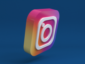 social media instagram 3D Model