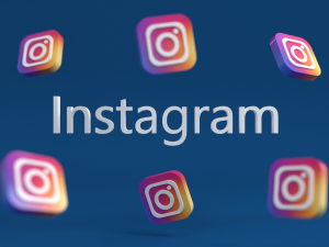 social media instagram 3D Model