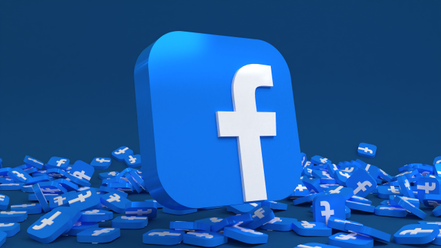 social media facebook 3D Model .c4d .max .obj .3ds .fbx .stl .blend 