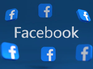 social media facebook 3D Model