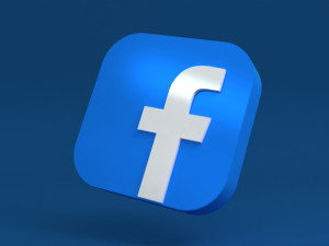 social media facebook 3D Model