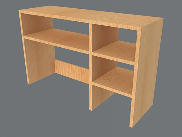 table shelf 3D Model .c4d .max .obj .3ds .fbx .stl .blend