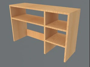 テーブルシェルフ 3Dモデル