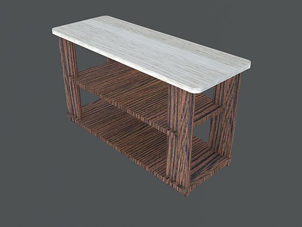 tv stand Model 3D .c4d .max .obj .3ds .fbx .stl .blend 