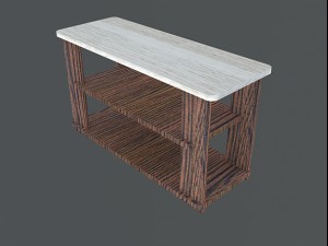 tv stand Model 3D