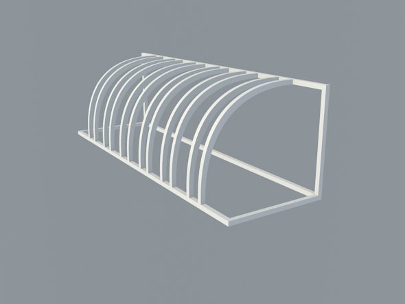 bicycle park 3D Model .c4d .max .obj .3ds .fbx .stl .blend 