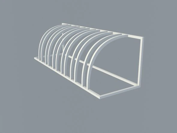 bicycle park 3D Model .c4d .max .obj .3ds .fbx .stl .blend 