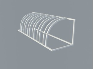 bicycle park Model 3D