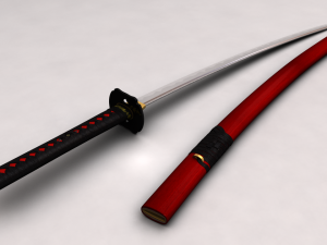 katana Modelo 3D