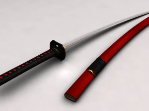 katana Modèle 3D