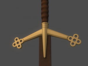scottish claymore Model 3D
