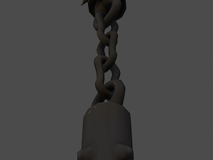grand flail Modèle 3D