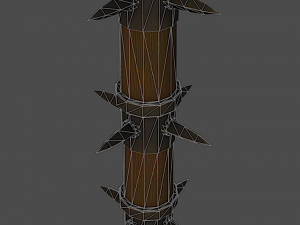 grand flail Modèle 3D