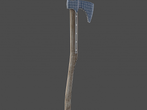 battle axe 3D Model