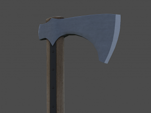 battle axe 3D Model