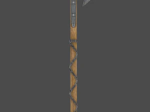 knight axe 3D Model