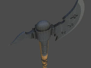 knight axe 3D Model