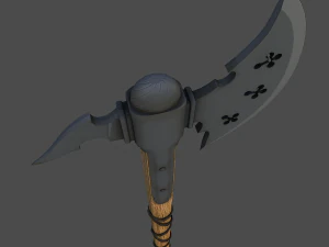 knight axe 3D Model