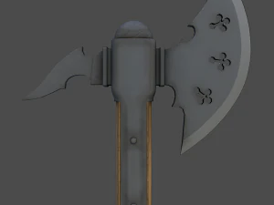 knight axe 3D Model