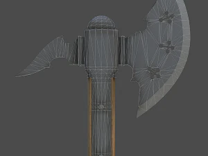 knight axe 3D Model