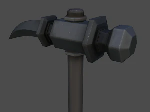 knight hammer 3D Model
