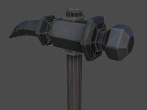 knight hammer 3D Model