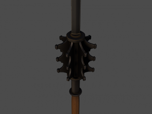 grand mace Modèle 3D