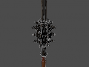 grand mace Modèle 3D