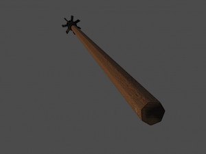 grand mace Modèle 3D