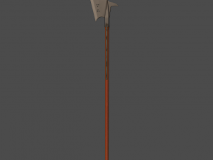 halberd polearm 3D Model