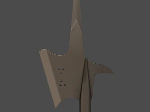 halberd polearm 3D Model