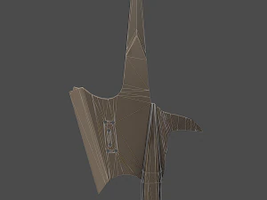 halberd polearm 3D Model