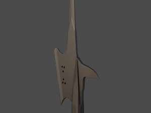 halberd polearm 3D Model