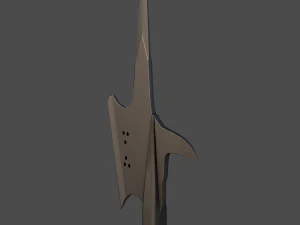 halberd polearm 3D Model