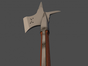 halberd polearm 3D Model