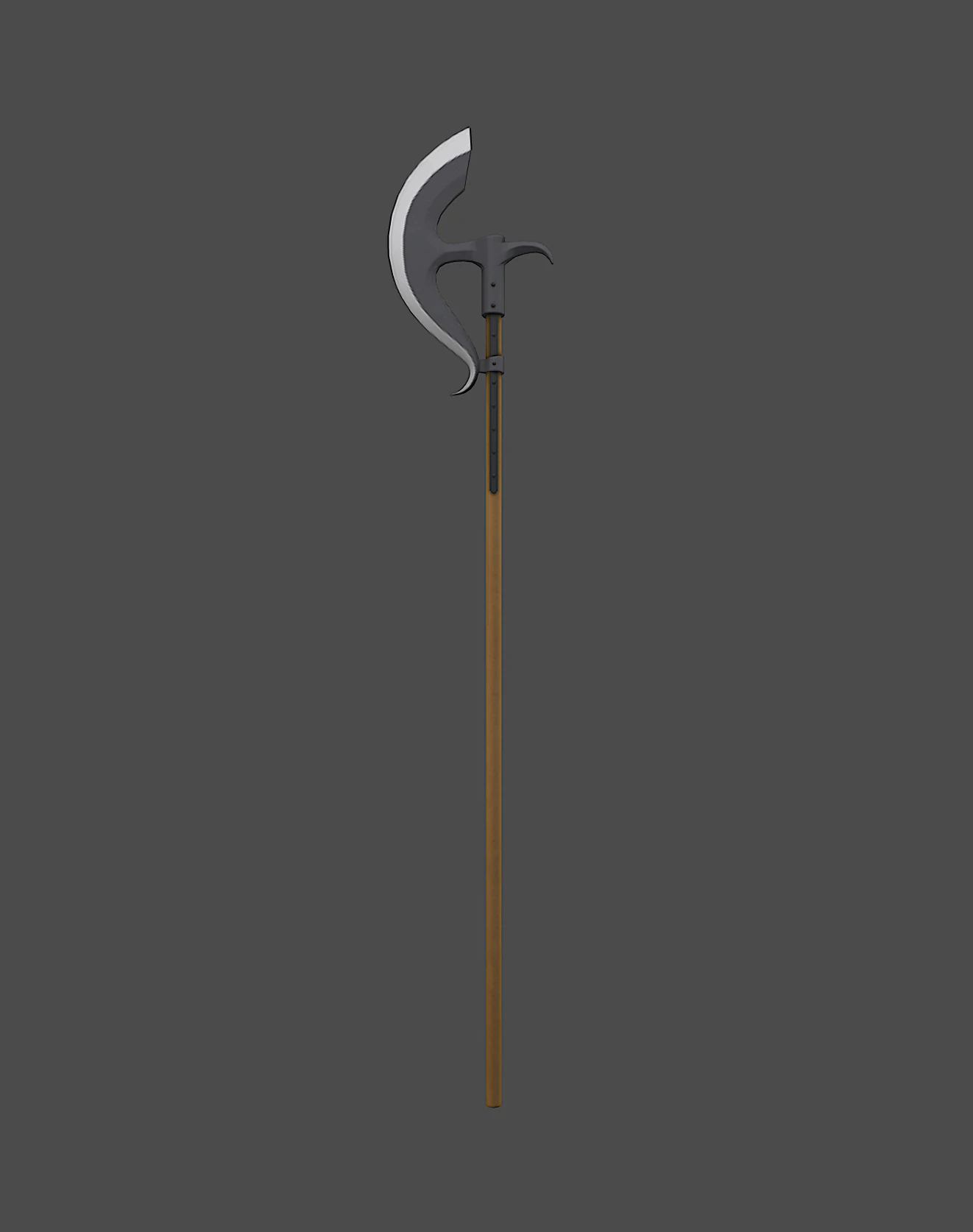 bardiche 3D Model .c4d .max .obj .3ds .fbx .stl .blend 