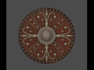 ornamented shield 3D Model