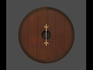 ornamented shield 3D Model