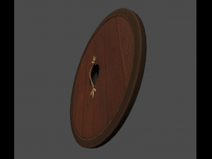 ornamented shield 3D Model